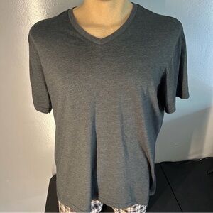 Banana Republic Eco Premium Wash White V Neck T-Shirt Men’s XL